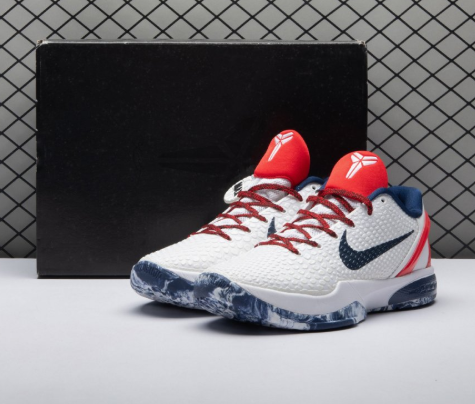 Nike Kobe 6 White Red CW2190-101 Men's