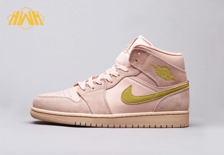 Air Jordan 1 Mid Coral Gold 36-46
