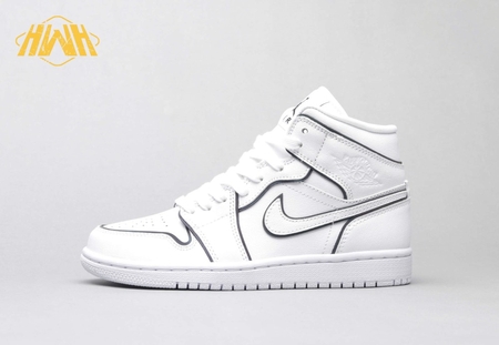 Air Jordan 1 Mid Iridescent Reflective White 36-46
