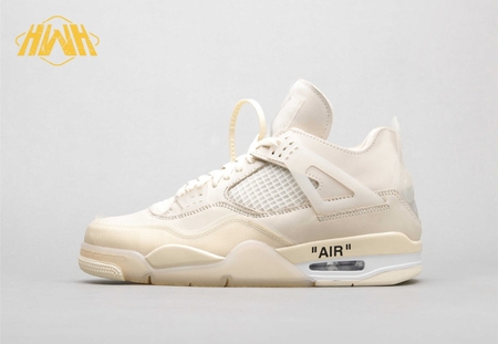 Air Jordan 4 retro x Off-White AJ4 OW Sail 36-47.5