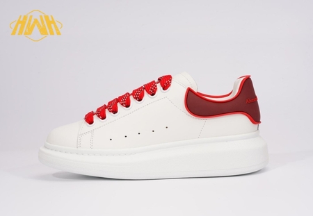 Alexander McQueen Oversized white Red SIZE: 35-45