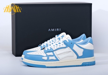 AMIRI Skel Top Low Blue White Size: 40-45