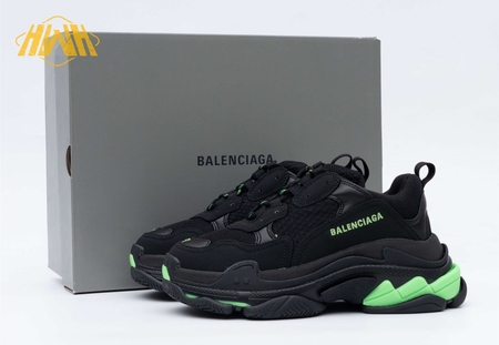 Balenciaga Triple S Black Fluo Green SIZE: 35-45