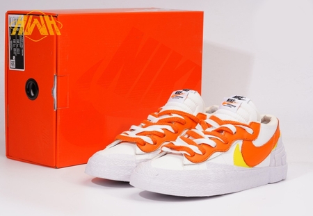 NK x Sacai Blazer Low "White Magma Orange" 36-46