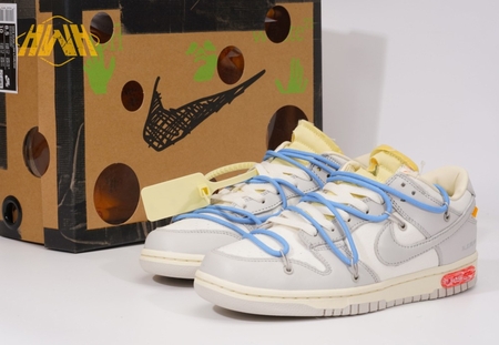 OFF WHITE X NK Dunk Low "The 50" (NO.05) SIZE: 36-47.5