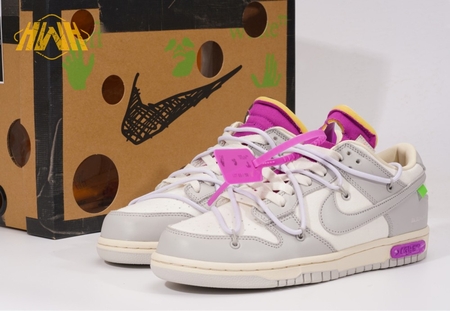 Off white x NK Dunk Low "THE 50" (NO.03) SIZE: 4-13