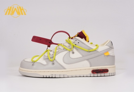 Off white x NK Dunk Low "THE 50" (NO.08) SIZE: 4-13