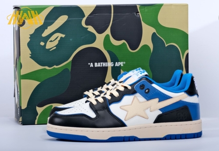 Bape Sk8 Sta Balck Blue Size 36-45