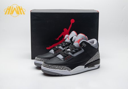 Air Jordan 3 Retro OG Black Cement (2023) Size 40- 47.5
