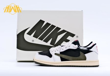 Travis Scott x Air Jordan 1 Low Olive (child) Size 27.5-35
