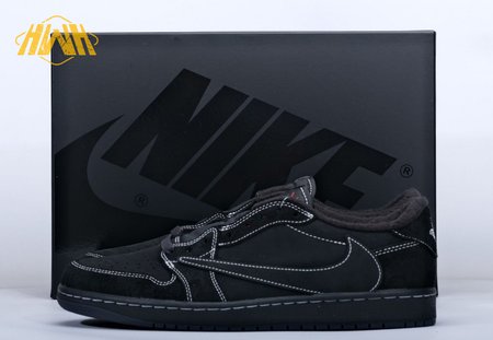 Jordan 1 Retro Low OG SP Travis Scott Black Phantom DM7866-001 Size 36-48.5