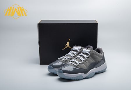 Jordan 11 Retro Low Cool Grey 528895-003 Size 40-47.5