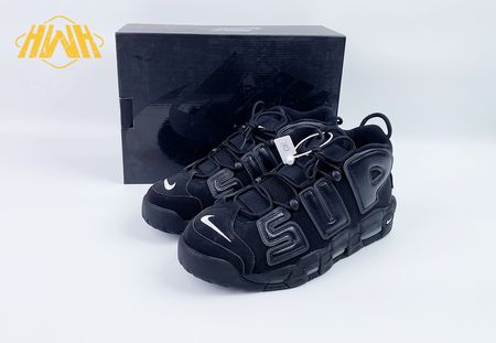 Nike Air More Uptempo Supreme Suptempo Black 902290-001 Size 40-47.5