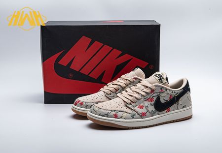 Jordan 1 Retro Low OG Rui Hachimura Oatmeal HV8290-100 Size 36-47.5