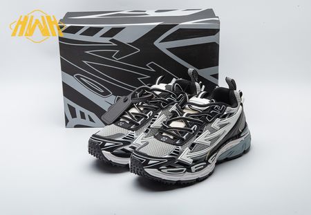 OFF-WHITE Be Right Back Grey Black Size 35-45