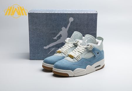 Jordan 4 Retro TEX Denim Worn Blue IB6716-100 Size 36-48.5
