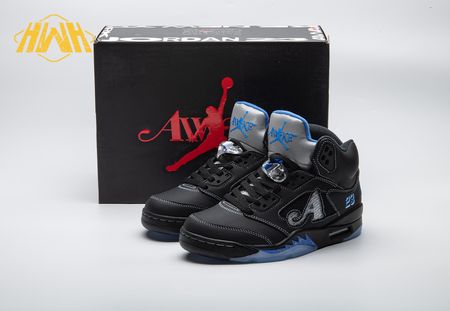 Awake NY x Air Jordan 5 Black Racer Blue DV4982-004 Size 36-48.5