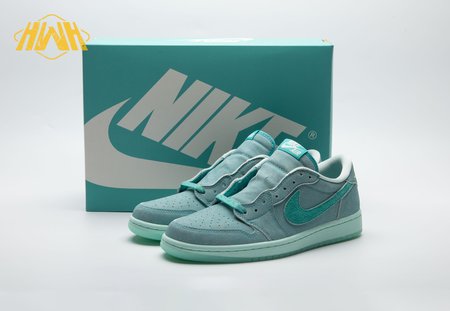 Jordan 1 Retro Low OG Washed Teal HQ8111-300 Size 36-47.5