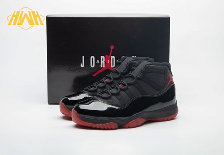 Air Jordan 11 Black Red 378037-326 Size 40-48.5