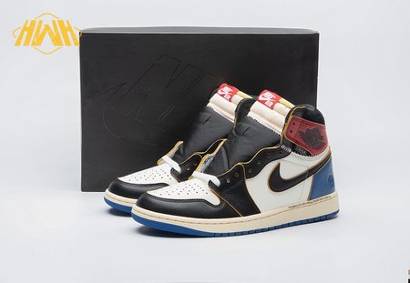 Jordan 1 Retro High OG SP Fragment x Union LA Varsity Red Sport Royal IO7847-002 Size 36-47.5