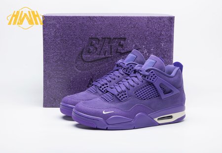 Jordan 4 x Nigel Sylvester Brick By Brick Purple HF4340-500 Size 40-48.5